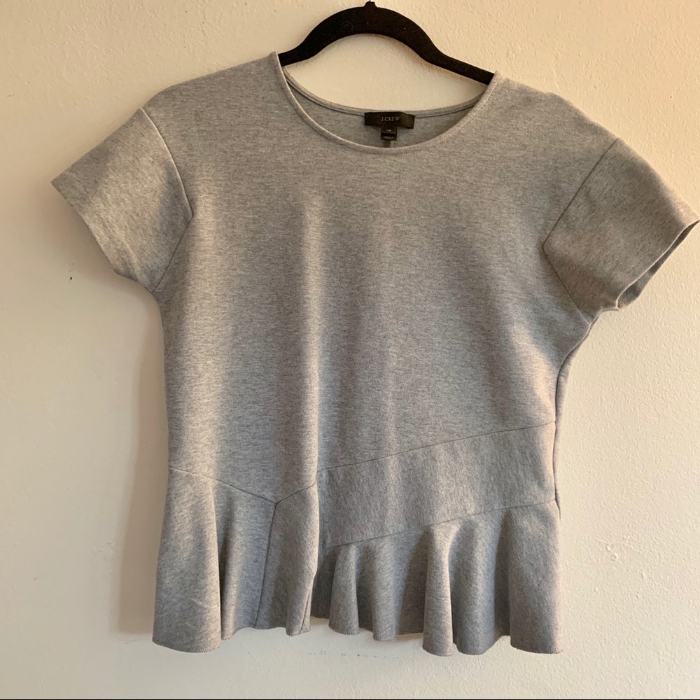 2 for $15 💛 J. Crew Structured Peplum Top